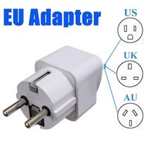 1PC Universal US UK AU To EU Plug USA To Euro Europe Travel Wall AC Power Charger Outlet Adapter Converter 2 Round Pin Socket Other&3P