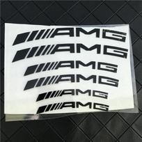 Skirta Mercedes Benz Amg W204 W205 W213 X253 A B C E S CLA GLB GLC GLE GLS 6 vnt. Automobilio lipdukas Atsparus aukštai temperatūrai Stabdžių lipdukas 6U 6pc gray