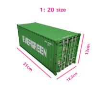 1:20/1:25  Can Be Customized Creative Model Containers Model Toy Die-Cast Simulation Shipping One Container Model Collect Gifts