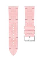 1Pc  20/22mm Waterproof Silicone Strap Quick Release Replacement Wristband Adjustable Breathable Soft Sport Bands for Women Men 22mm rožinė