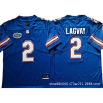 Florida Gators Vintage College Football Jersey Embroidered Retro Training Shirt Men Cotton Blend XL blue