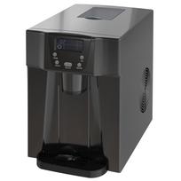 Ice Maker With Water Dispenser 12kg In 24h 9 Ice Cubes In 6 10 Minutes 25.2x38.9x36.3cm Black