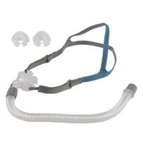 Bmc P2 CPAP universali nosies kaukė su galvos dirželiais, miego pagalbininkas miego terapijai ir knarkimo malšinimui gray