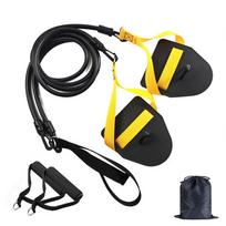 Swimming Training Belt Resistance Band Swimming Arm Training Pull Rope with Hand Paddles Arm Strength Trainer Easy Use juoda