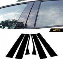 For 2006-2010 Volkswagen Jetta Sedan Car Door Pillar Post Trim Gloss Black EXD gray