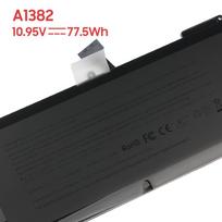 Rechargeable Lithium Battery For MacBooK Pro 15  A1382 A1321 A1286 A1382 A1321 MC721 MC371 Laptop Battery 77.5Wh A1382