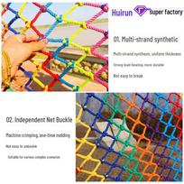 Nailono tinklas nuo kritimo statybvietėms, balkonams ir laiptams – Saugumo barjeras vaikams ir gyvūnams Machine-made 10cm mesh, 2m x 2m beige