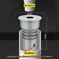 Drainer Bathroom Silicone Drains Siphon Plug Kitchen Sewer Sink Bathtub Home Pipe Drain Sealing Trap Accessories Fixture Dish 1PC gray