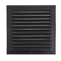 Metal Louver Vent Cover Exterior Wall Grille Cover Made From Aluminum Alloy Design Reliable Ventilation Square Vent