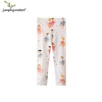 Jumping Meters 2-7T Flowers Autumn Spring Girls Leggings Pants Clothing Embroidery  Full Length Girls  Baby Skinny Pencil Pants 2T white