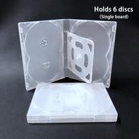 High Quality Empty Cd Case Pp Plastic Milky Transparent Cd Case Cd Case Capacity 4-8 Discs gray