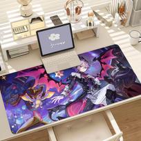Game Genshin Impact Durin Mouse Pad Anti Slip Rubber Edge Locked Thickened Laptop Gaming Desk Mat 30x80cm
