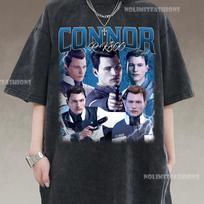 Vintage 90s Connor RK800 T-shirt, Detroit Become Human Fan Gift 150 gray