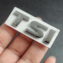 3D Metal Logo TSI Emblem Letters Car Trunk Badge For VW TSI B ERYR Decal Sticker Accessories 1PCS