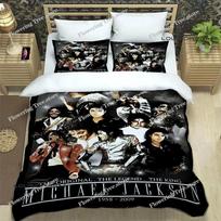 Michael Jackson printed Bedding Sets exquisite bed supplies set duvet cover bed comforter set bedding set luxury birthday gift EU Single 135*200cm/53x79in 3pcs