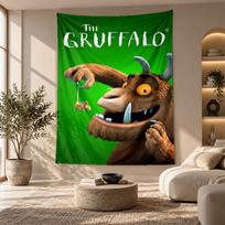 Dekoratyvinis gobelenas, „Gruffalo“ spausdintas sienos menas, Lengvas sienos pakabinamas elementas miegamojo fonui 180cmx200cm