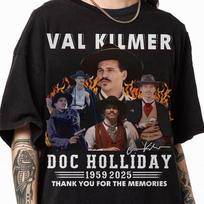 Doc Holliday Tombstone Vintage T-Shirt, Thank You For The Memories Shirt, Doc Ho Unisex T-Shirt XXL brown