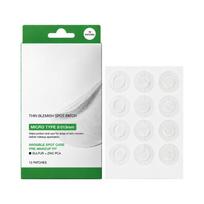 Nematomi dėmelių pleistrai Fit Švelnūs Odai draugiški Lengva užklijuoti ir nuimti Individualiai supakuoti Patogūs dėvėti Spuogų pleistrai 12 pleistrų 1 Box white