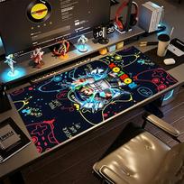 Roblox Large Mouse Pad Keyboard Mat Office Mouse Mats Non-Slip Rubber Bottom Perfect for Office Laptop Gaming Setup 30cmx60cm