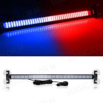 LED Stroboskopiniai Policijos Žibintai Automobilio Avarinei Grotelės Įspėjamoji Lempa 80 LED Priekinio Stiklo Juosta Eismo Patarėjas Žibintuvėlis Automobilio Aksesuarai blue