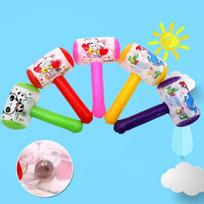 1/3/5pcs Inflatable Hammer with Bell Air Hammer Baby Kids Toys Party Favors Inflatable Toy Pool Beach Party Toy white