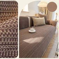 Japanese Linen Woven Sofa Cushion Non-Slip Cotton Linen Cover Universal Four Seasons Summer Seat 70*70cm