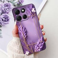 Skirta Motorola Moto G86 Power 5G dėklas Naujas madingas gėlių bambuko katės animacinis minkšto silikono galinis dangtelis Moto G86 Power 2025 Coque Moto G86 Power