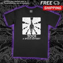 2001 m. kosminė odisėja Marškinėliai filmas kino filmas mokslinė fantastika Stanley Unisex Marškinėliai Unisex T-shirt S white