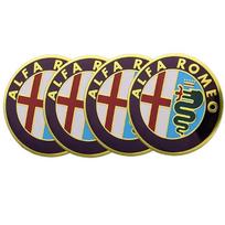 60mm/65mm Automobilio ratlankio dangtelio lipdukai Alfa Romeo Giulia Giulietta 159 156 MITO Stelvio 147 Sportiva Priedai 65mm