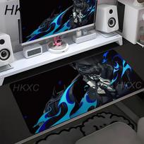 Valorant Large Mouse Pad Anime Cartoon Deskmat Gaming Mousepad Gamer Desk Protector Pc Accessories Keyboard Mat Cute Mause Pads 30x60cm white