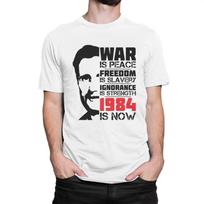 George Orwell 1984 T-Shirt, Men's and Women's Sizes (bc-140) 100 white