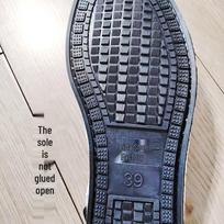 Unisex Traditional Yuyao Cloth Shoes - Breathable, Odor-Proof, Non-Slip Black Flats for Work and Driving 38 gray