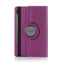 Rotation Tablet Case For Samsung Tab S11 S7 S8 S9 S10 Plus Ultra FE Case A11 A9 A8 10.5 inch A7 S6 Lite Stand Leather Cover for Tab S6Lite violetinė