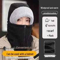 Full Face Winter Balaclava for Cycling, Scooter, Motorcycle, and Skiing Warm Cycling Mask gray