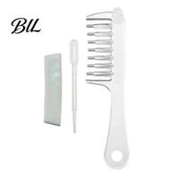 Scalp Care Comb for Essence Essential Oil Applicator Comb, Round Massage Ball Teeth Design, 10ml Capacity, Portable Tool Clear Leakproof Liquid white