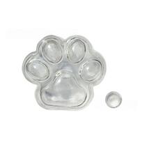 1/5Pcs Cat Paw Hollow Ball Skin Diy Stress Relief Toy Slow Rebound Fidget Sensory Ball Toy Decompression Irregular Ball Cover white