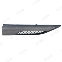 Car Front Door Fender Side Grille Leaf Plate Air Outlet Molding Trim Cover Strip For Land Rover Range Rover Evoque 2011- gray right long