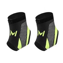 Children's Sports Ankle Support Sleeves with Flexible Side Fabric, 2 Piece Pack for Running and School Sports Use