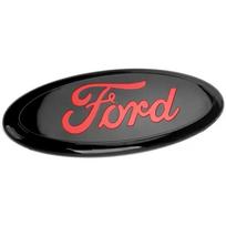 12.5cm Car y166 Front Grille Hood Trunk Emblem Sticker for Ford Ranger Focus Mk2 Mk3 Fiesta Mk7 Mondeo Mk4 S-MAX Kuga Auto Styling