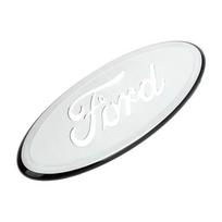 12.5cm Car y166 Front Grille Hood Trunk Emblem Sticker for Ford Ranger Focus Mk2 Mk3 Fiesta Mk7 Mondeo Mk4 S-MAX Kuga Auto Styling