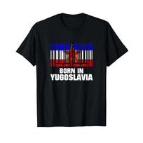 Tito Nas Balkan Yugoslavia Sfrj Design T Shirt Vintage Washed Stretched Stylish Unisex Breathable Versatile Streetwear Soft 4XL black