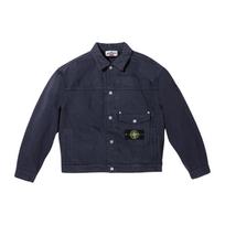Supreme Stone Island Denim Trucker Jacket SUP-FW23-170 M black