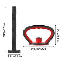 Handles, Adjustable Dumbbell Training Handles for Full Body Workouts, Made of PP Muscle black