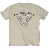 Paul McCartney Marškinėliai: Sparnų logotipas OFICIALUS NAUJAS XL gray