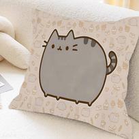 Mielas P-Pusheen Katukas Personalizuotas Pagalvės Užvalkalas Vaikų Miegamojo Laukinių Vakarėlių Dekoras Pagalvės Užvalkalas Vaiko Gimtadienio Dušo Dovana 16x16Inch
