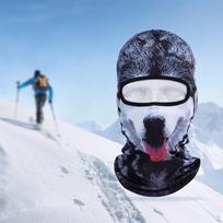 Balaklava Slidinėjimui Gyvūno Veido Kaukė Pilnas Dengimas Muzikos Festivaliams Dviračių Sportui Žiemai dog 2