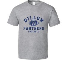 Dillon Panthers 33 Fullback Football Friday Night Lights Netflix Unisex T-Shirt S gray