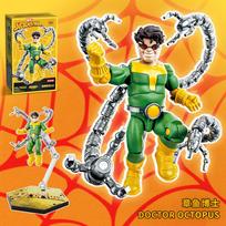Marvel Legends Blocks Venom BLACK SUIT Spider Man Building Blocks GREEN GOBLIN Cartoon building block Toys For Children Gifts With Box