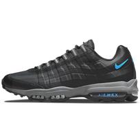Nike Air Max 95 Ultra Juodi Ryškiai Mėlyni Vyriški Sportbačiai Švelniai Pilki Balti DO6705-001 45 black