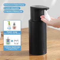 Automatic Soap Dispenser for Sensing Foam Hand Washing Machine - 480 ml Rechargeable Sensing Hand Washing Device white